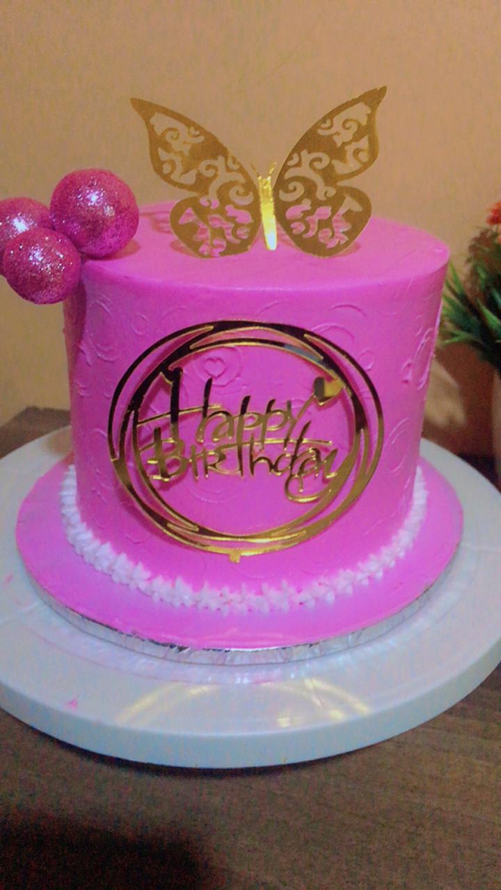 Classic birthday cake from Moh Bakes & Treats