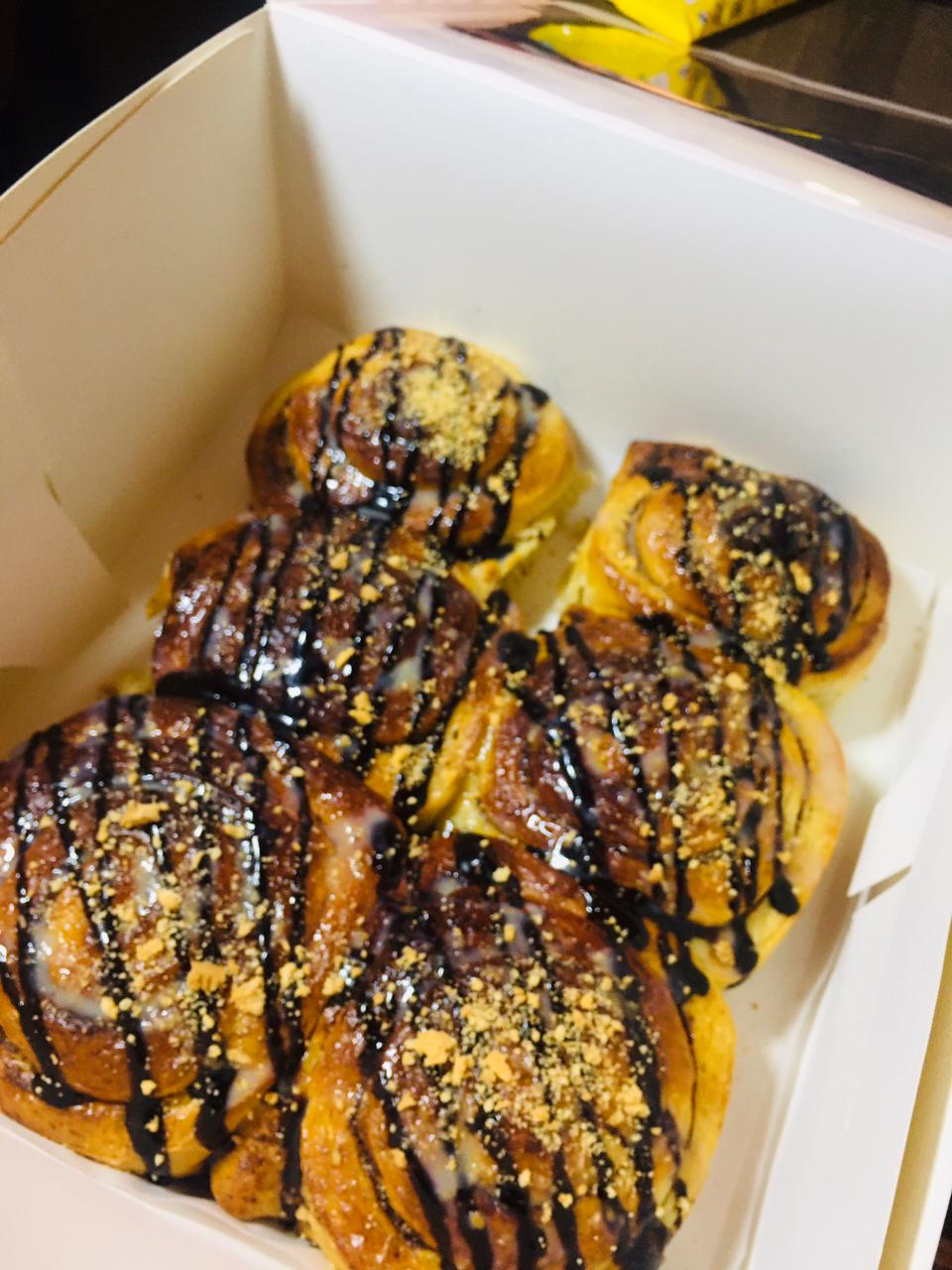 Fresh cinnamon rolls in Nairobi by Moh Bakes and Treats