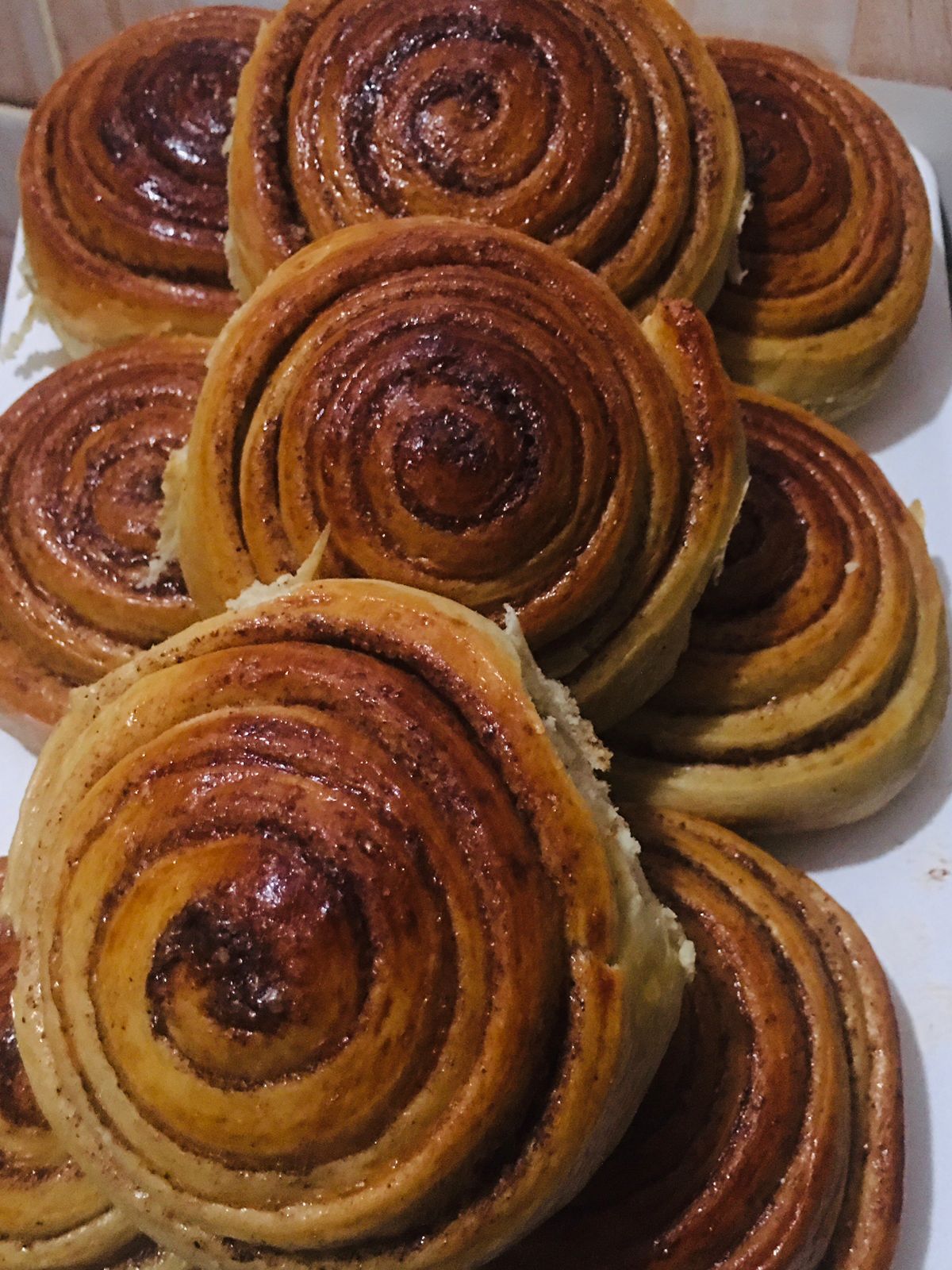 Fresh cinnamon rolls by Moh Bakes and Treats in Nairobi
