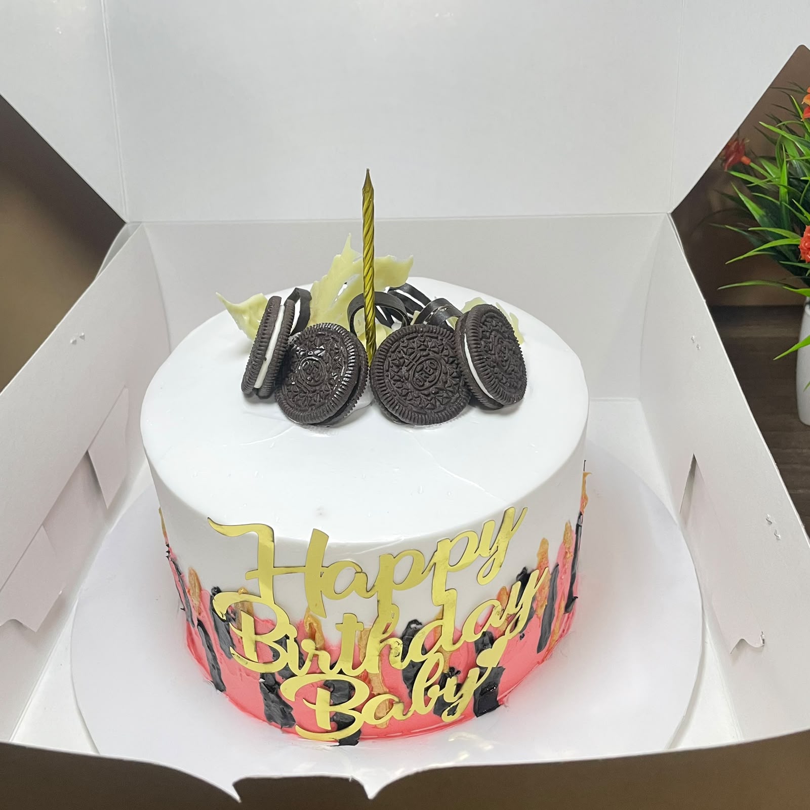 Oreo themed birthday cake made by Moh Bakes & Treats in Nairobi