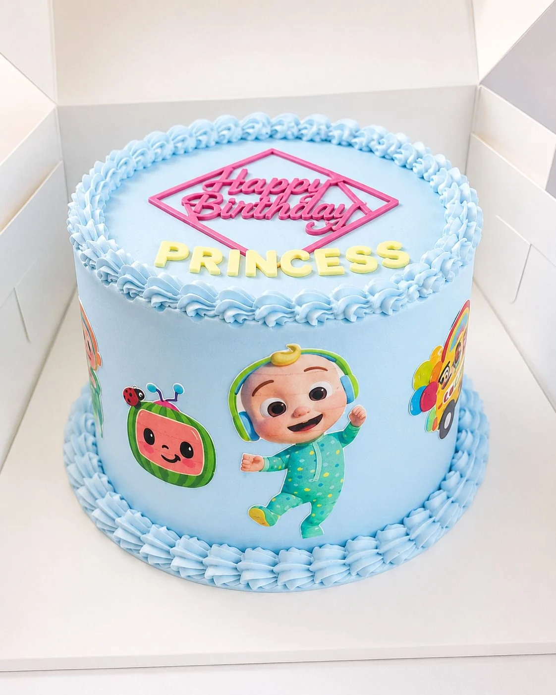 Cocomelon kids birthday cake made by Moh Bakes & Treats